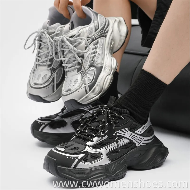 Thick-Soled Men Women Casual Breathable High Quality Sports Running Shoes Ex-24r2757